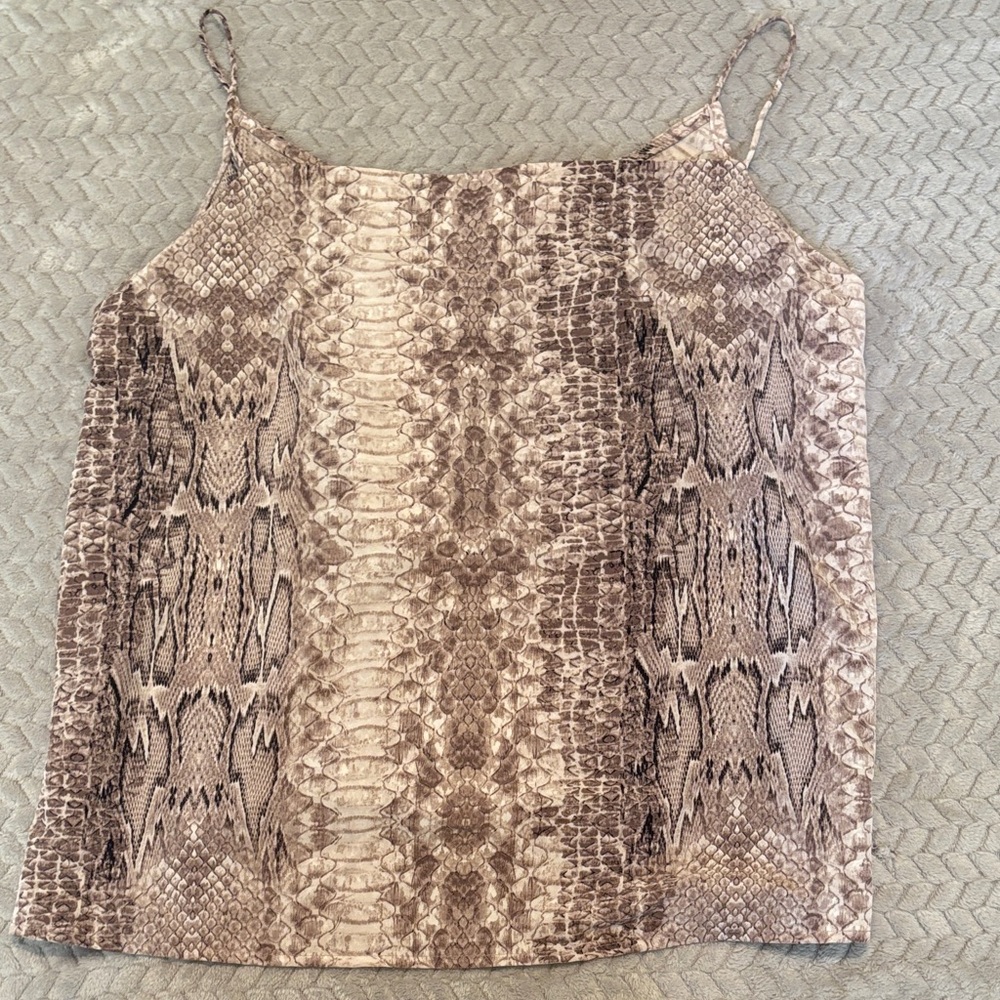 Fantastic Fawn snake print top